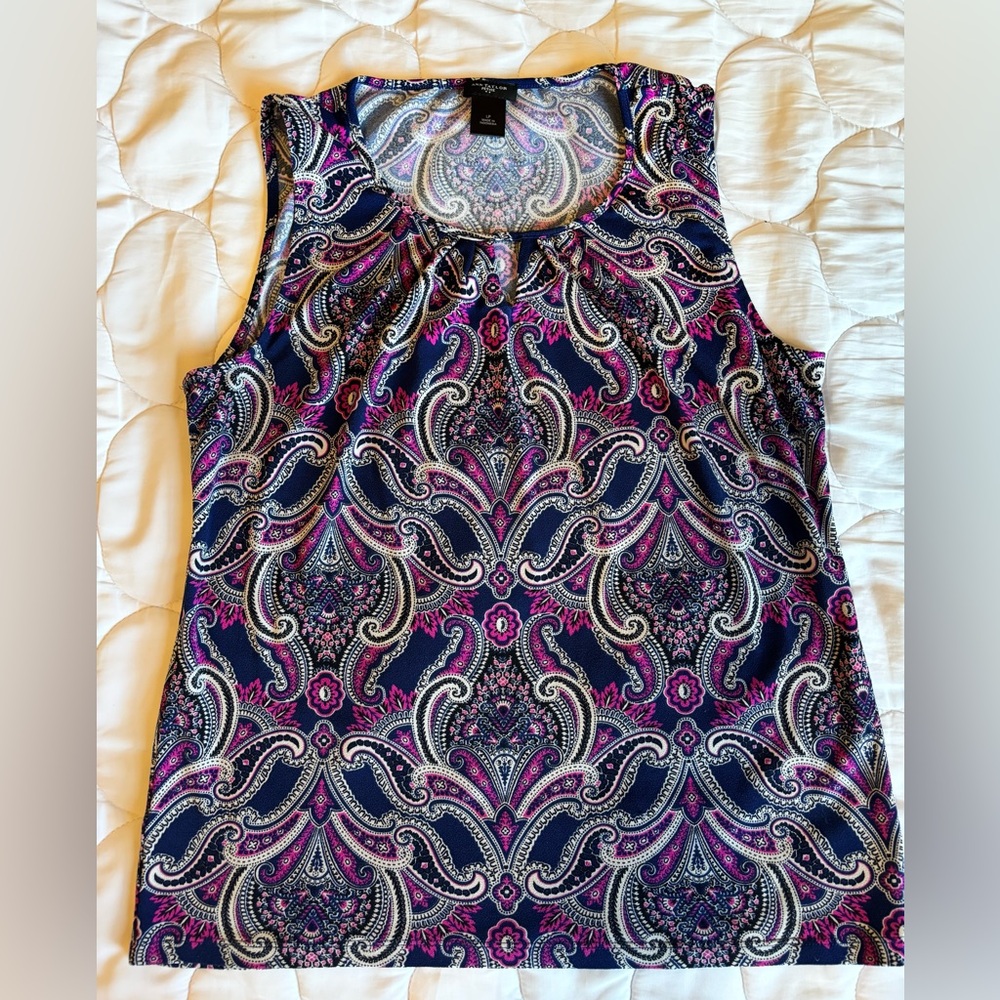 Ann Taylor Petite Top large sleeveless
